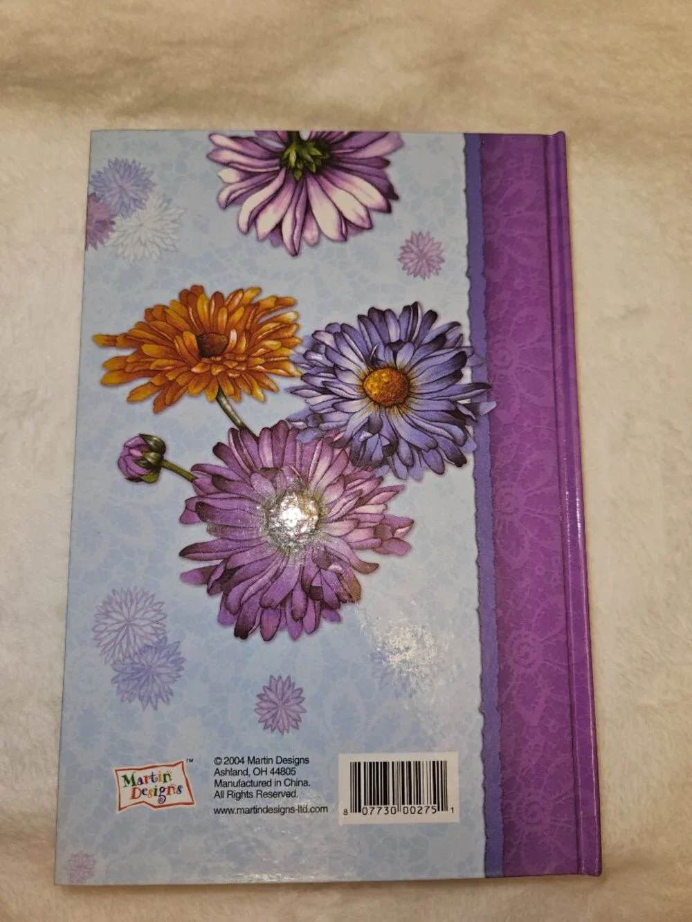🤩3/$15 NWOT Martin Designs Floral Cover Journal